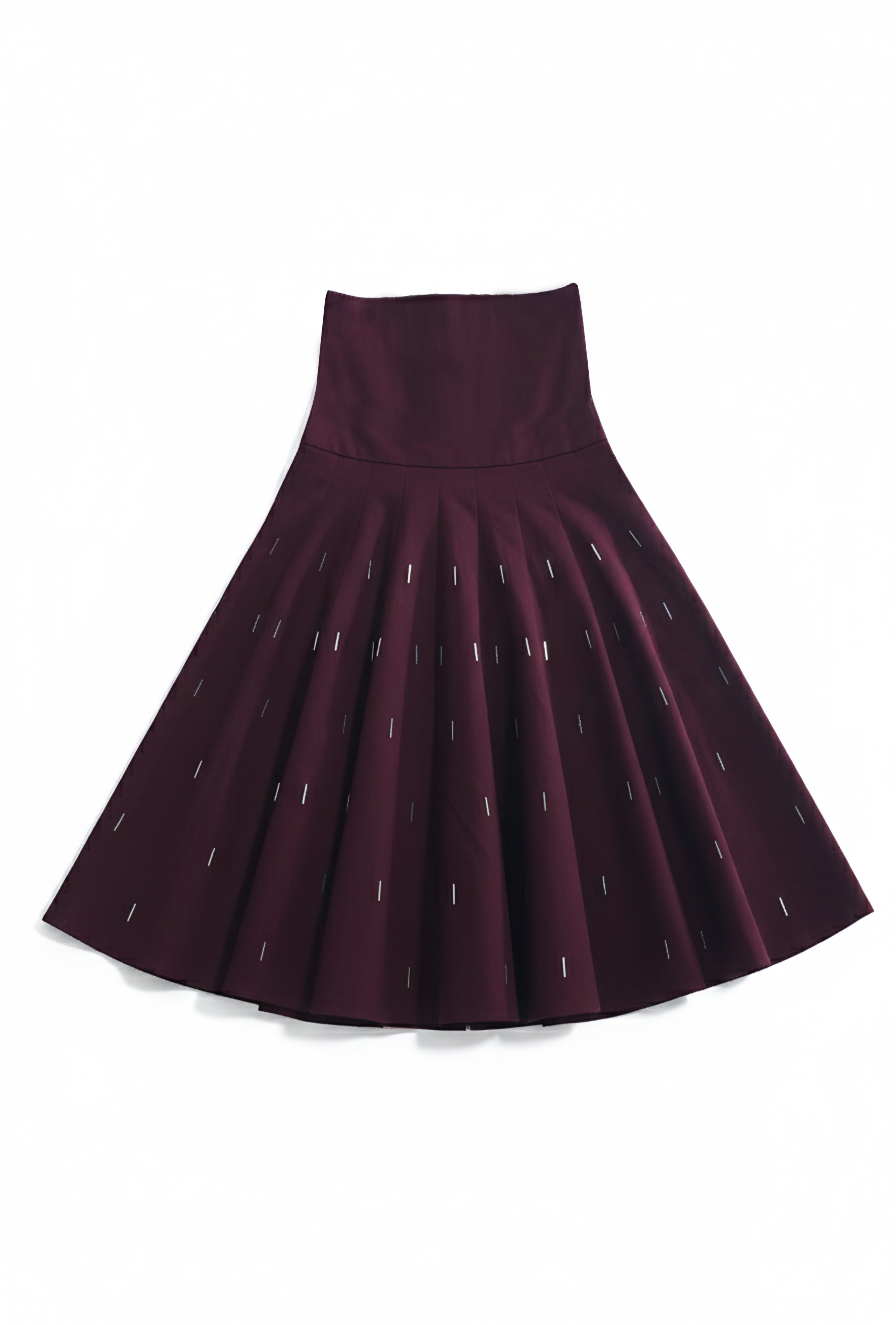 The Crimson Midi Skirt