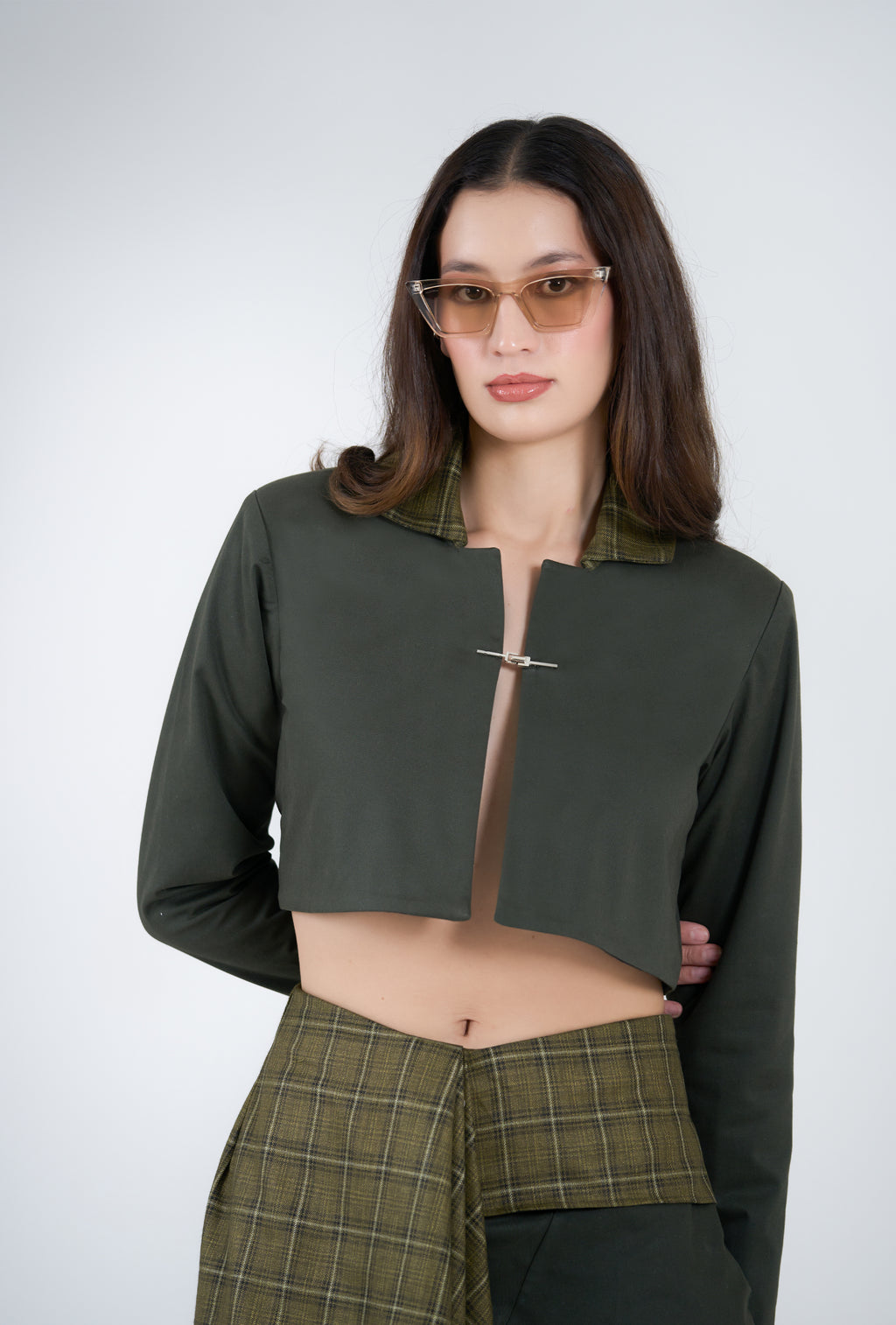 Moss Cropped Jacket
