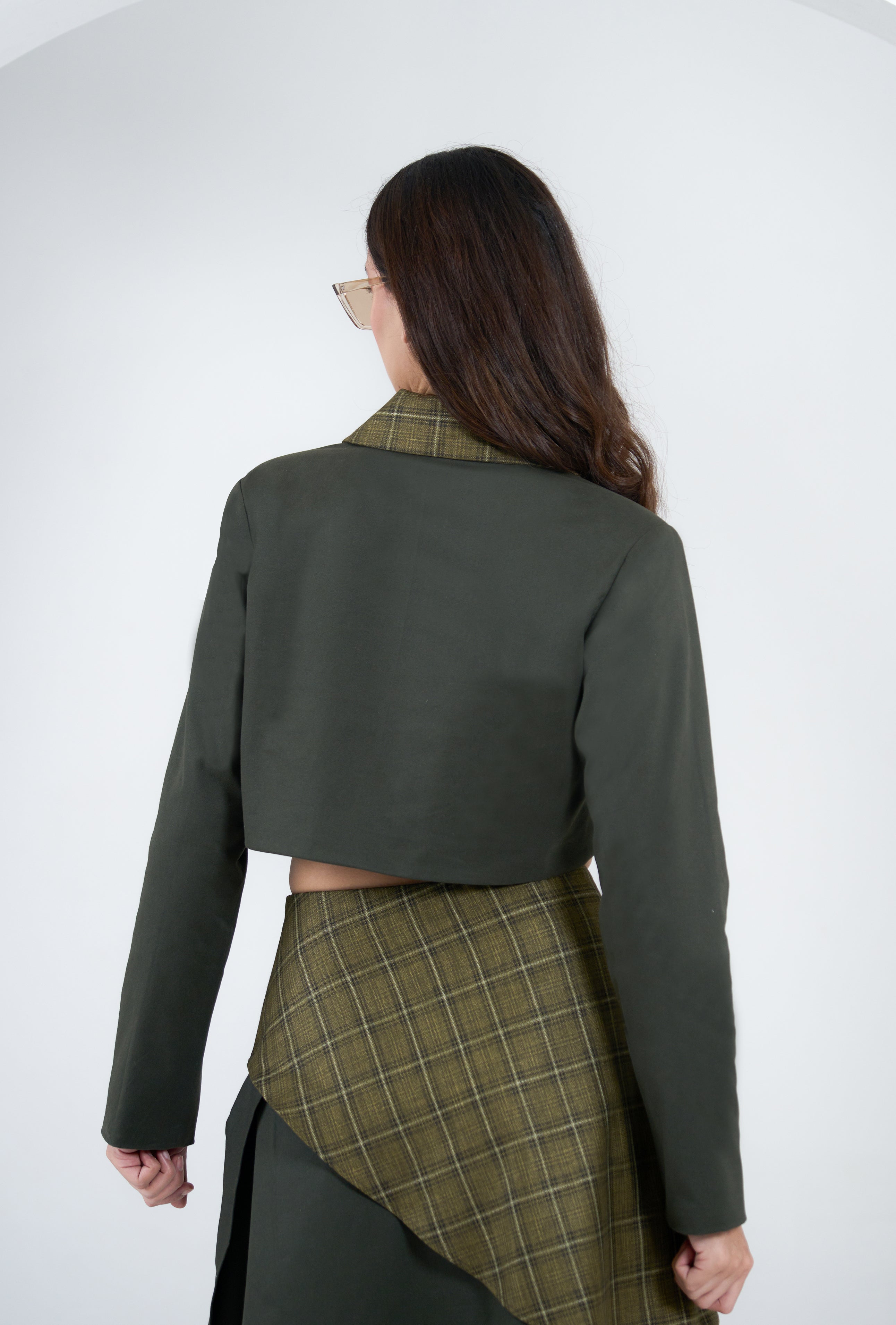 Moss Cropped Jacket