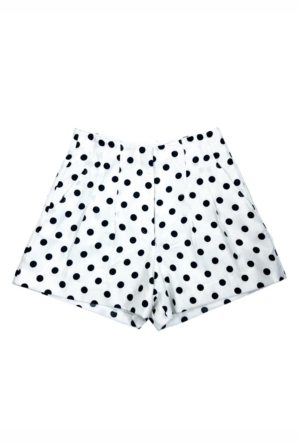 Polka Dot Tailored Shorts