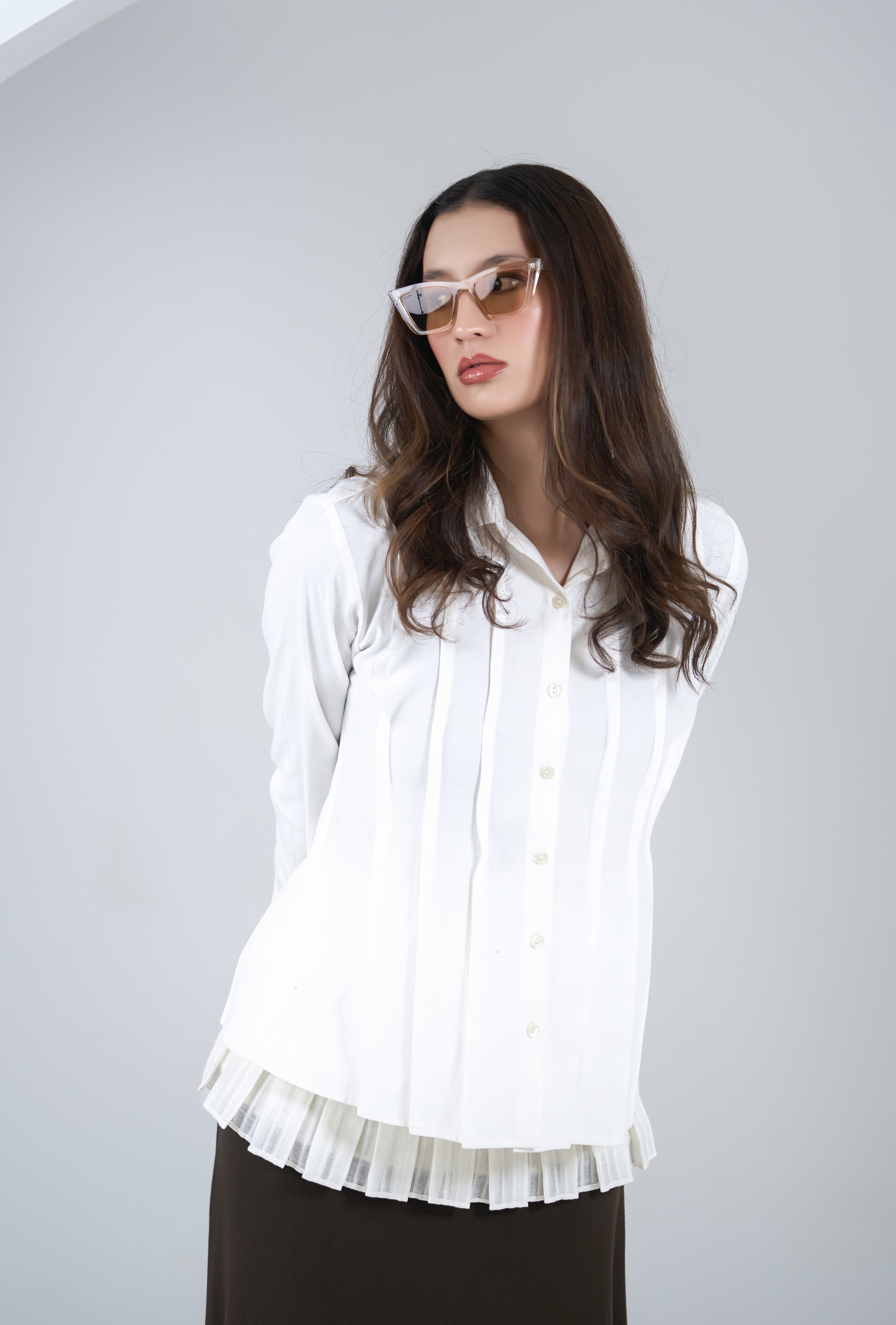 Dove White Shirt and Belt