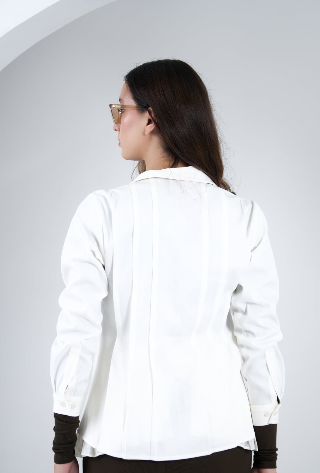 Dove White Shirt and Belt