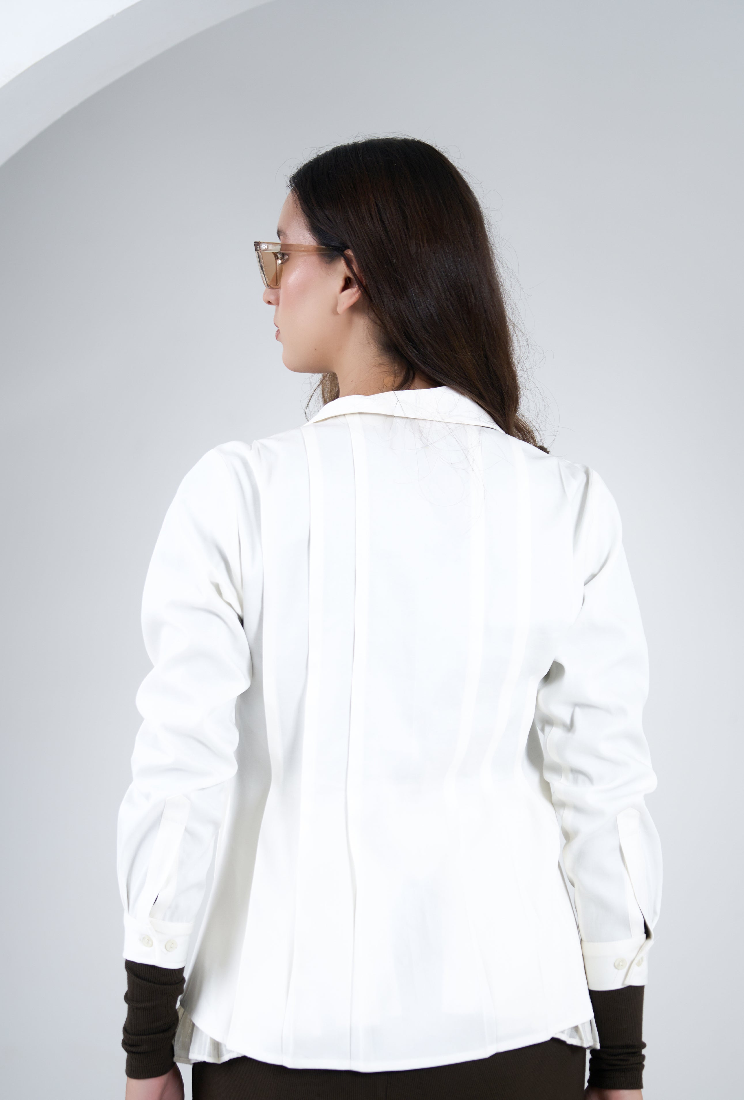 Dove White Shirt and Belt