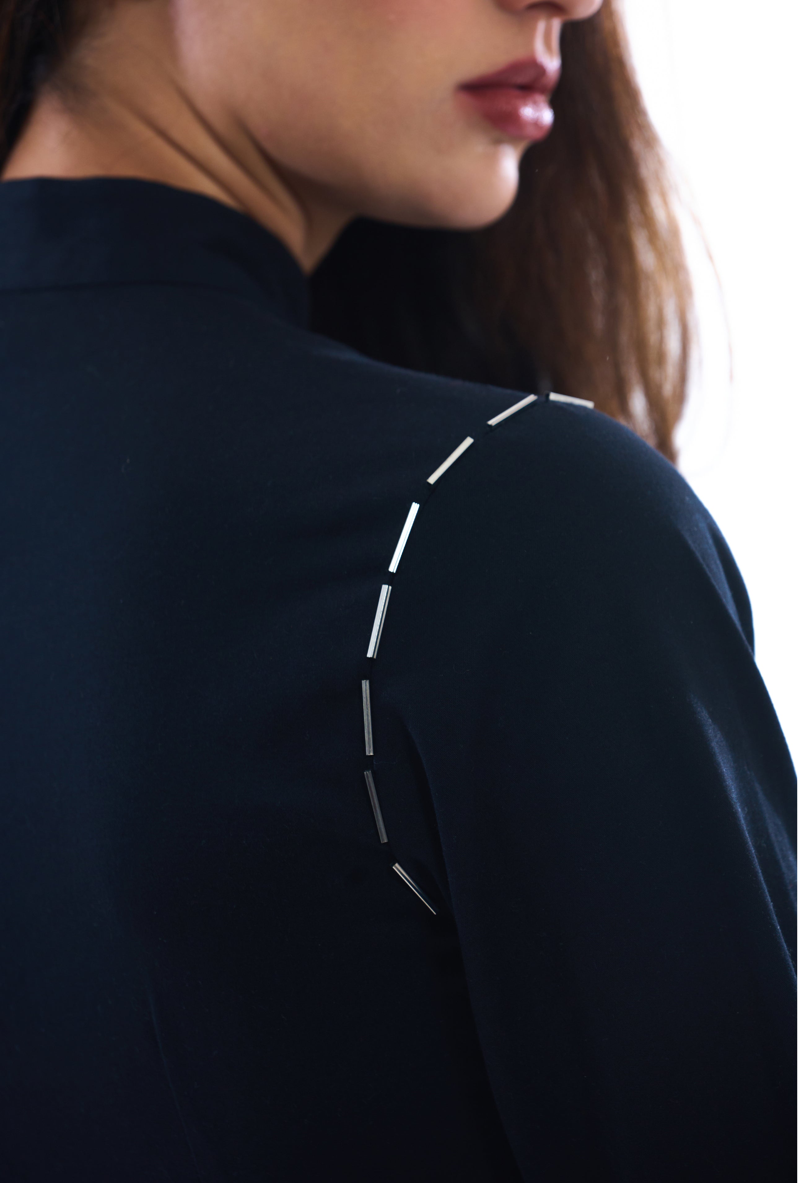 Midnight Mandarin Mini Dress