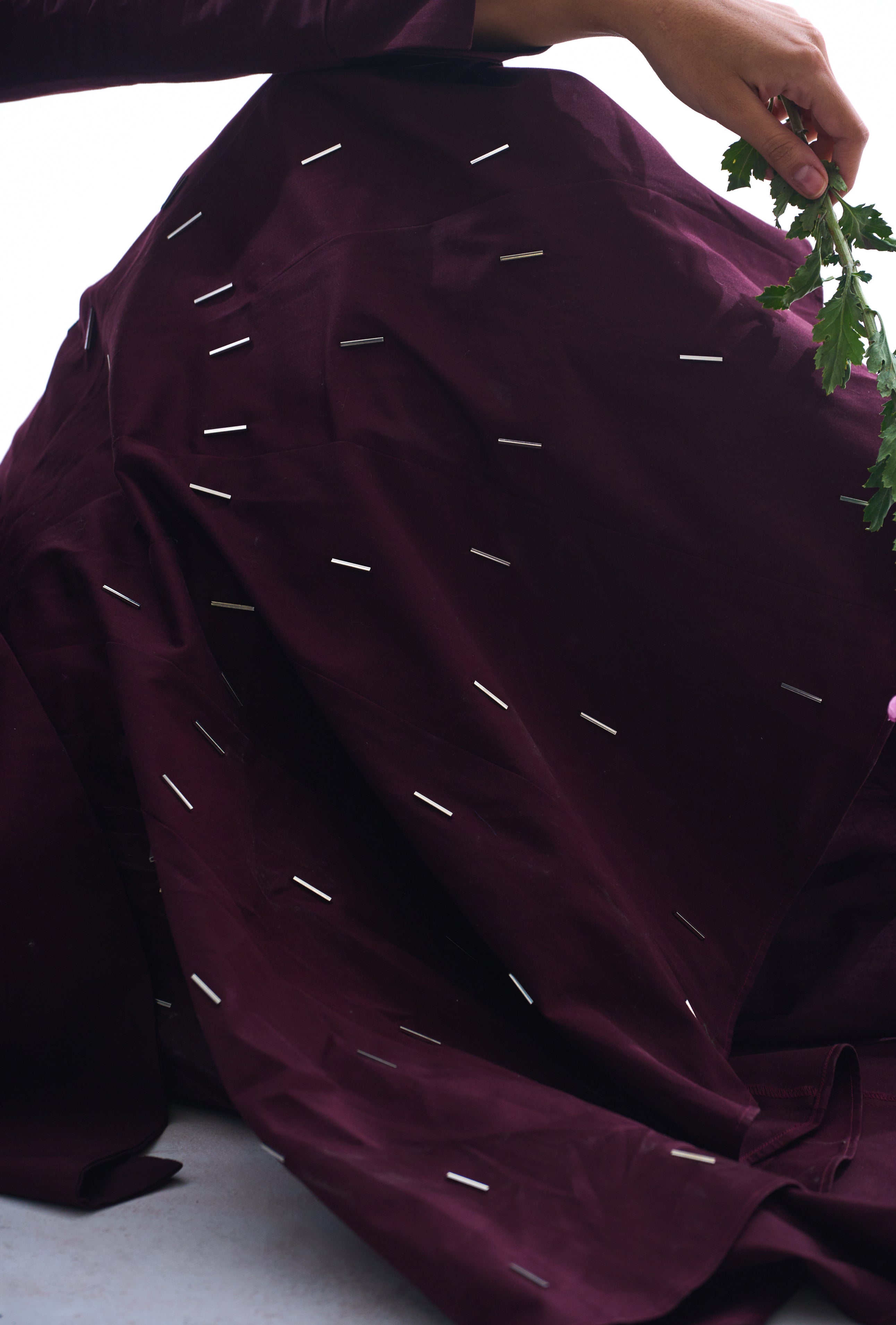 The Crimson Midi Skirt