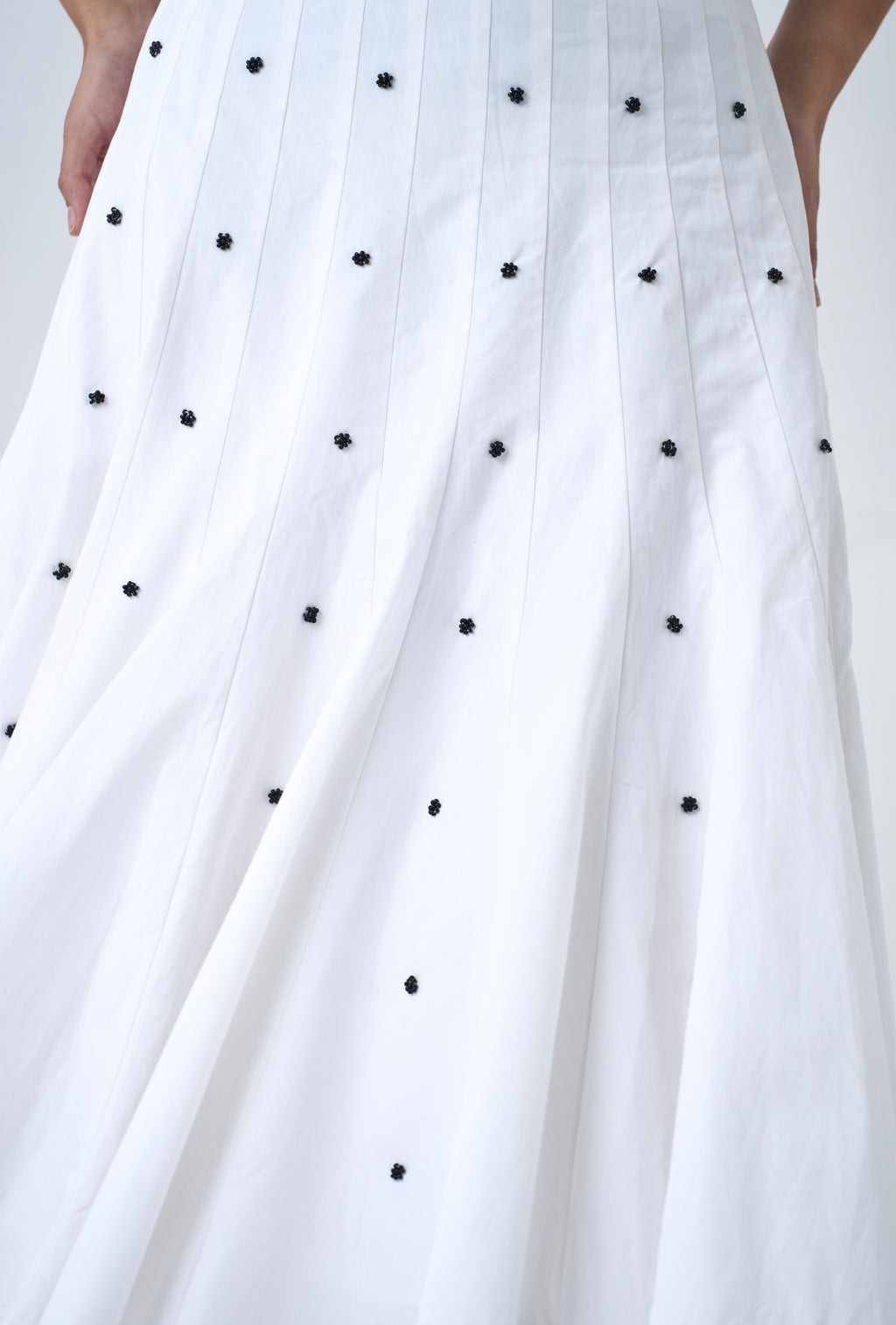 Daisy Parallel Lines Skirt